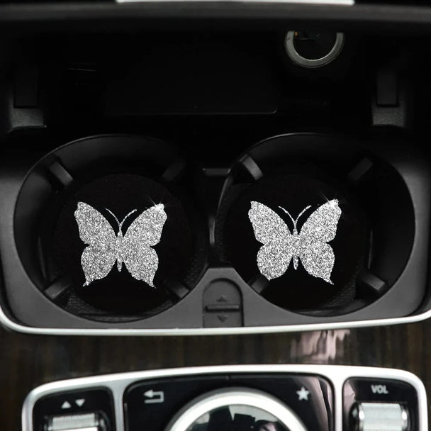 car cup coasters​ Sliver / Other / Four Seasons