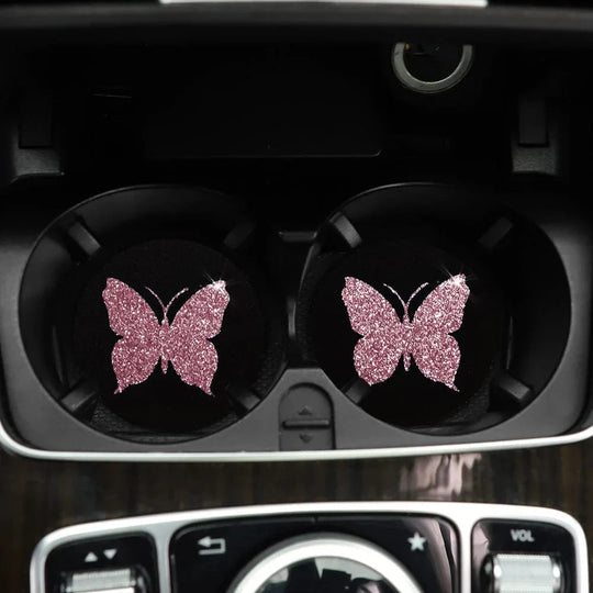 car cup holder coasters  Pink / Other / Four Seasons