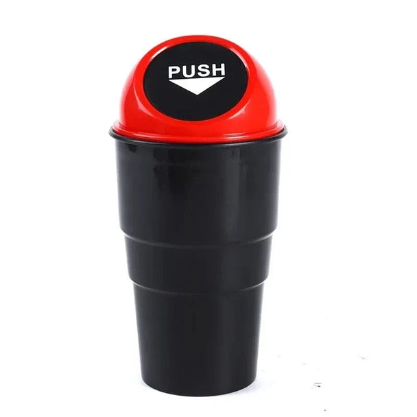 Car cup holder trash can  Red