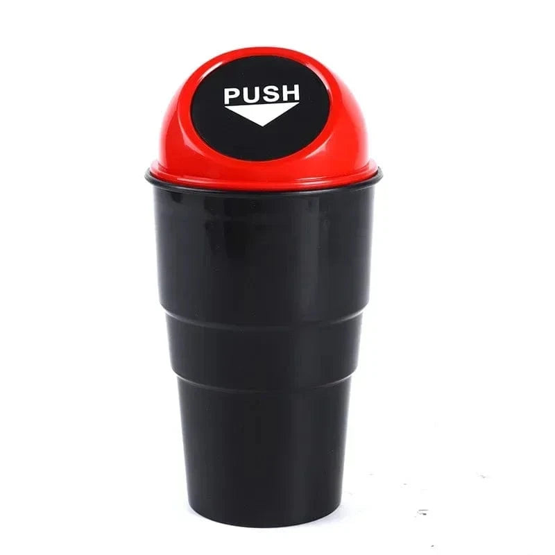 Car cup holder trash can  Red