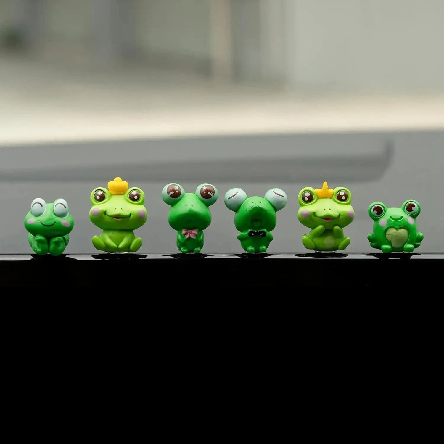 car dashboard accessories toys 6pcs frog