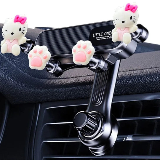 car dashboard cell phone holder black kdm