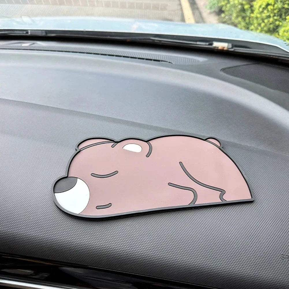 Car dashboard non slip rubber mat Bear