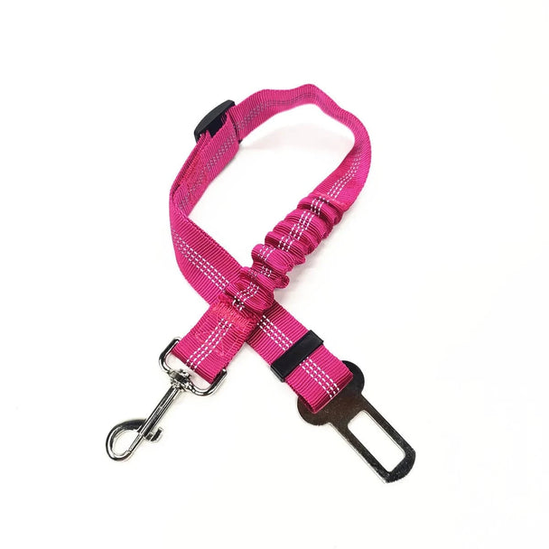 car dog harness seat belt  Purple Red