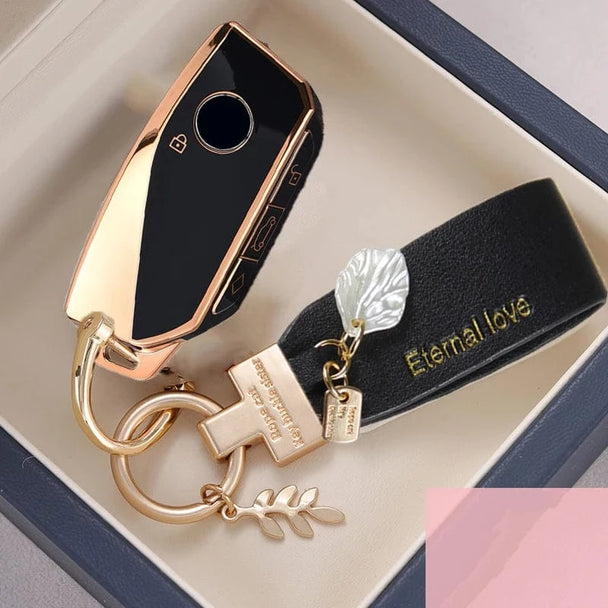 car door key hole cover​ Black set 2