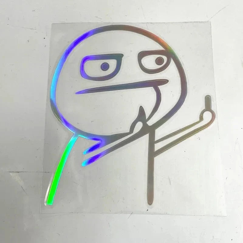 car door open reflective sticker​ multicolour Middle