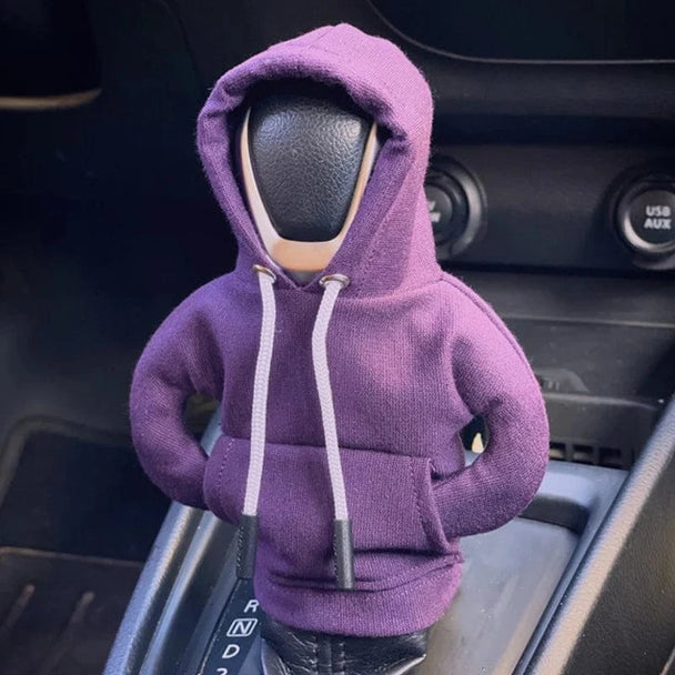 car gear shift cover hoodie Purple