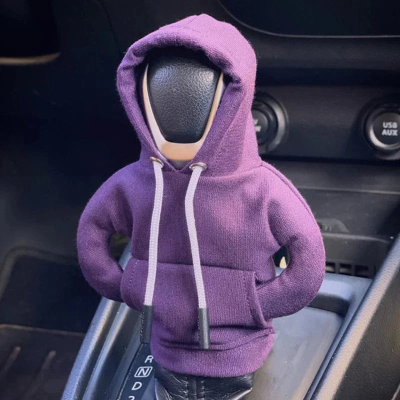 car gear shift cover hoodie Purple