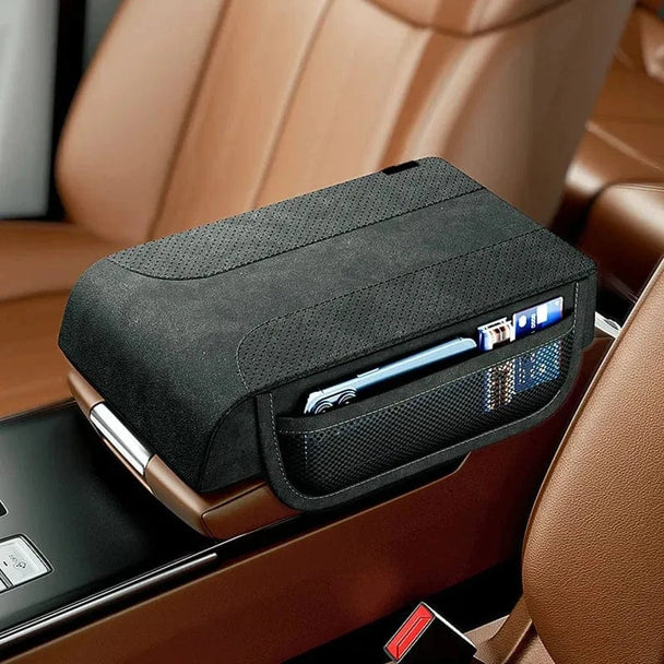 Car organizer center console  suede