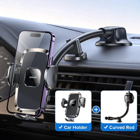 car phone holder dashboard Curved rod / CN