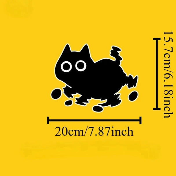 car price stickers for windows  XM05-Black