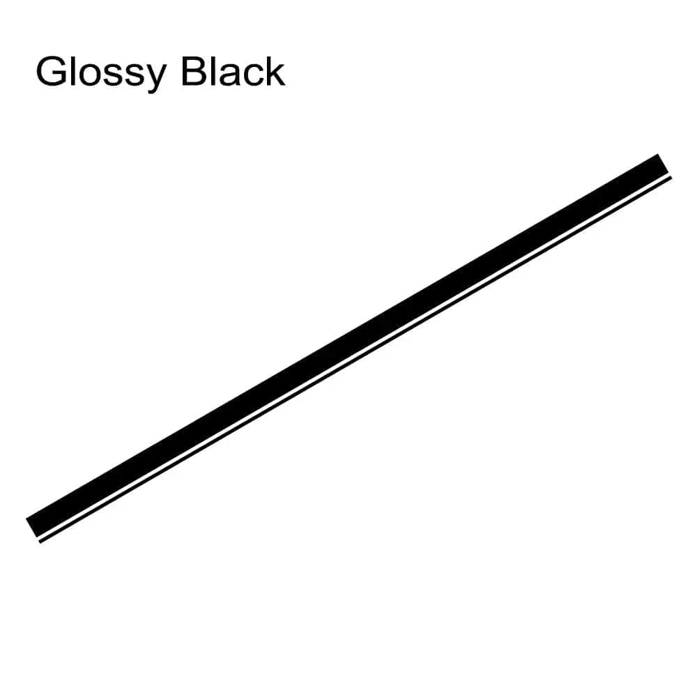car racing stripes stickers​  Glossy Black / 400x16cm