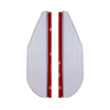 car rearview mirror rain guard 2PCS White