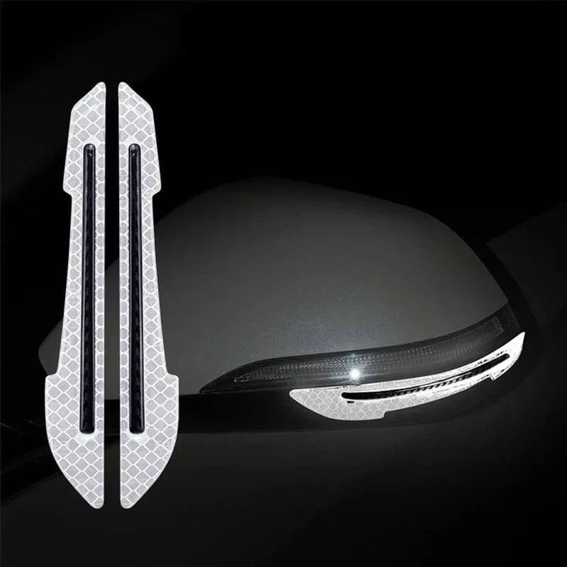 Car Reflective Sticker 2pcs white