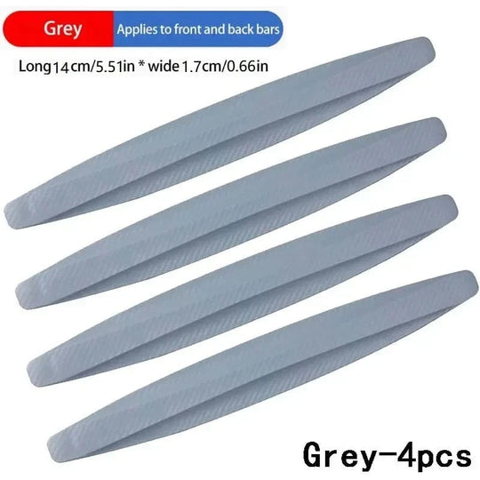 car rubber bumper protector gray-4