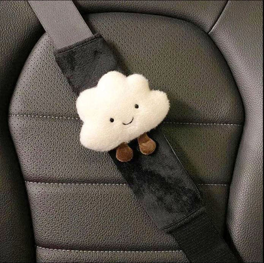 car safety belt cover black Cloud