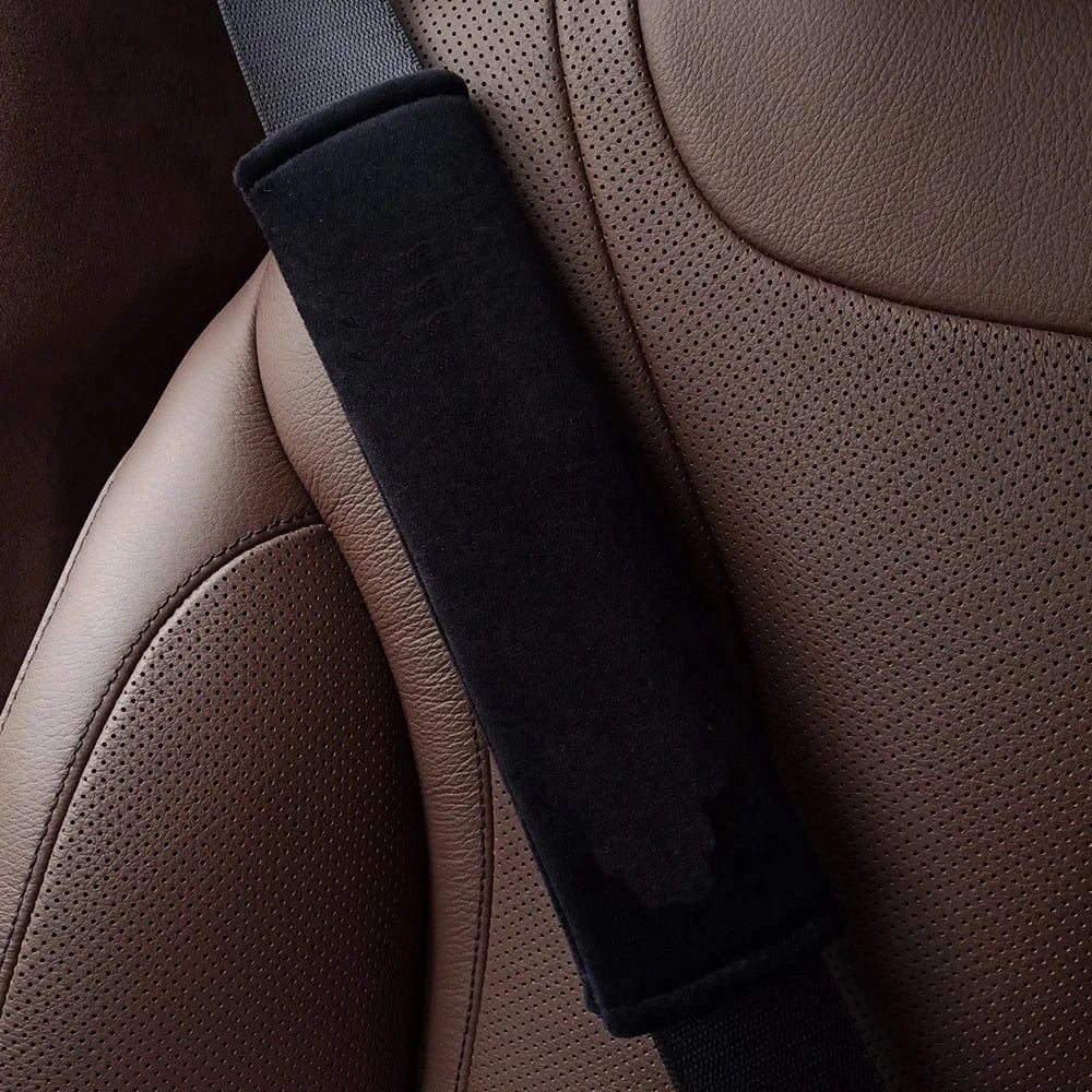 car seat belt buckle cover black