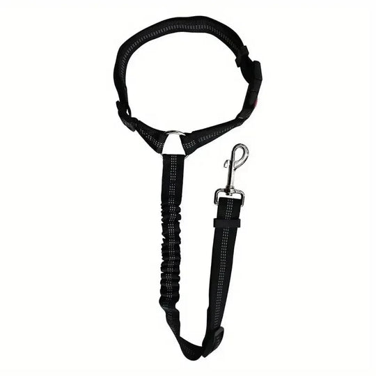car seat belt clip for pets L / black 1pc