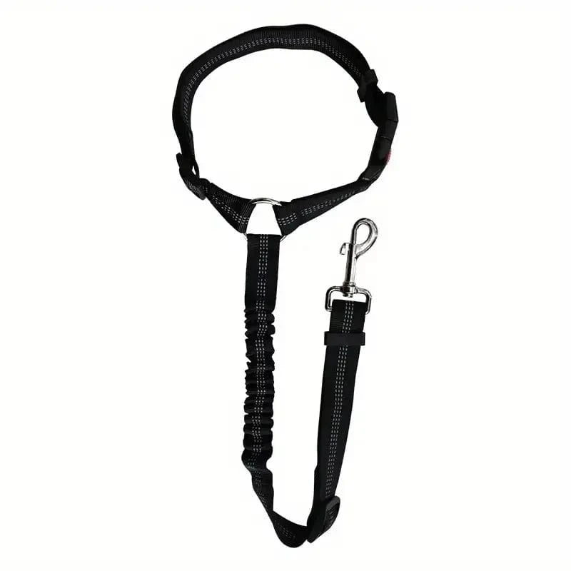 car seat belt clip for pets L / black 1pc