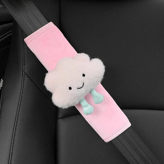 car seat belt safety cover​ pink Cloud
