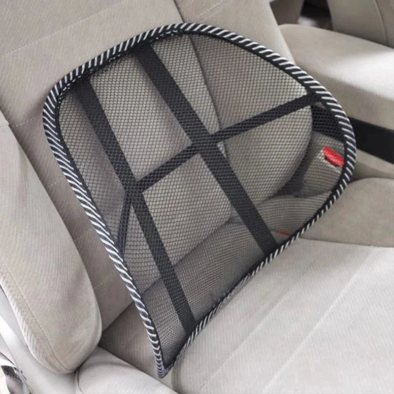 car seat chair massage back lumbar support mesh cushion with massage beads