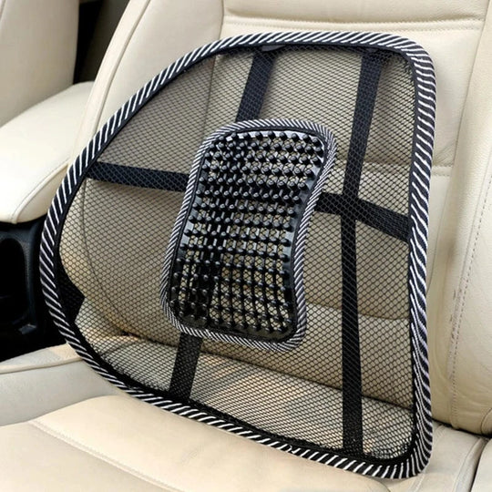 car seat chair massage back lumbar support mesh cushion​ with massage beads