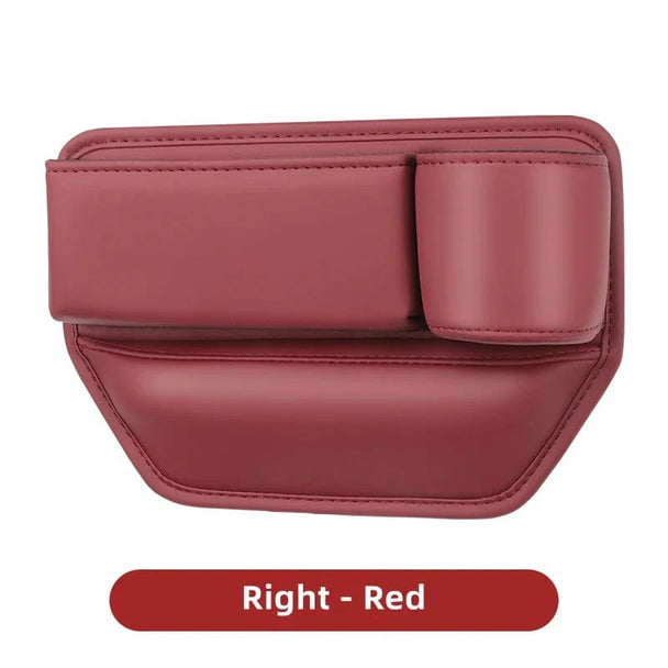  car seat console gap filler Red-Right