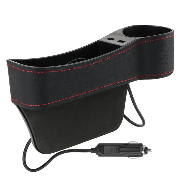 Car seat crevice storage box   Black right