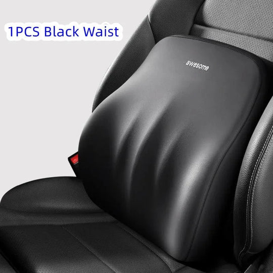 car seat cushion for lumbar support​ B Black Waist