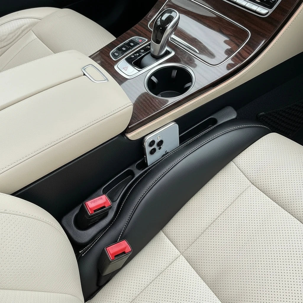 car seat gap filler​  2PCS Black