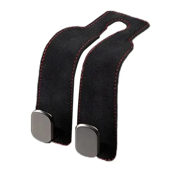 car seat headrest hooks 2 in 1 Black