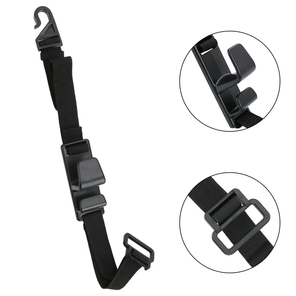 Car seat hook extension 