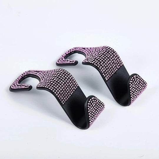 Car seat hook for purse pink