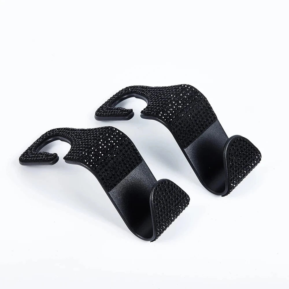 Car seat hook in car   black