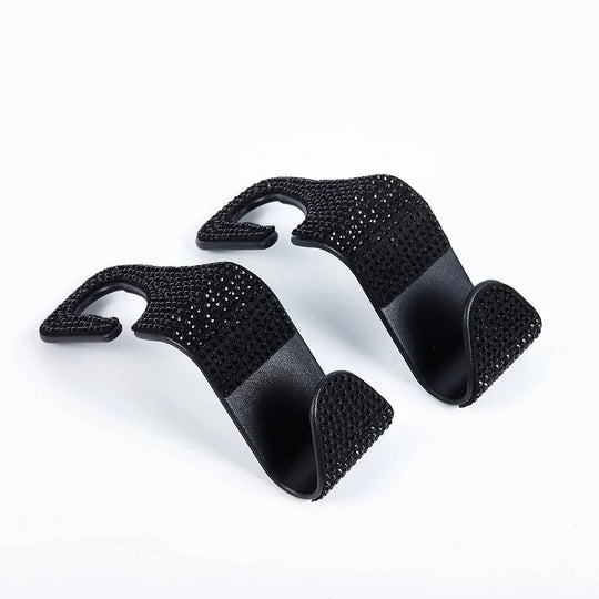Car seat hook in car   black