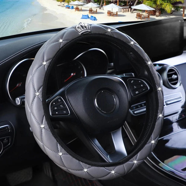 Car steering wheel covers Gray