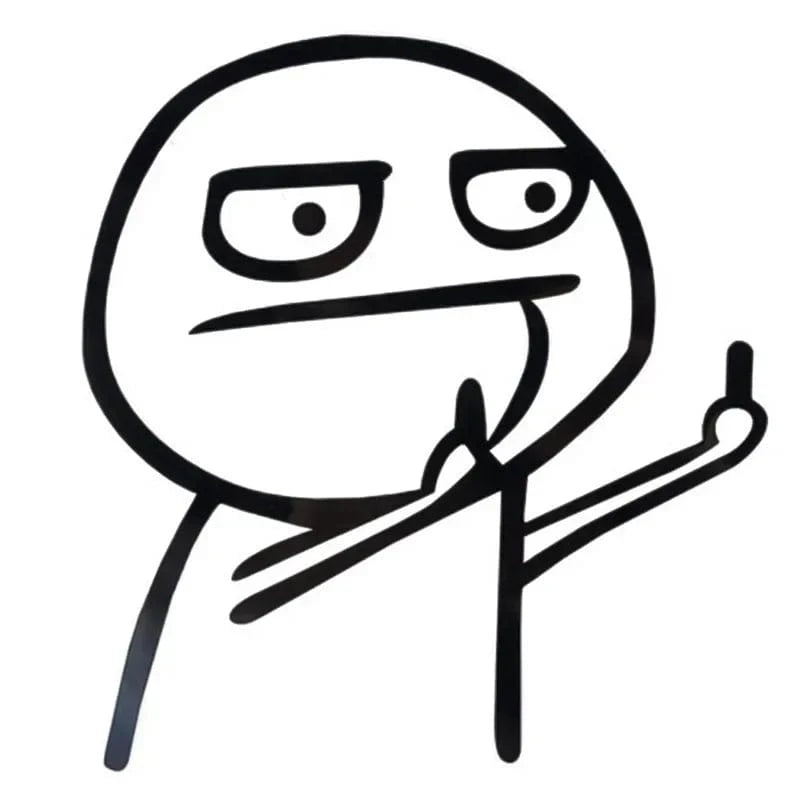 car sticker reflective  Black Middle finger