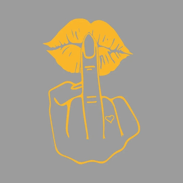 car stickers funny sayings​ yellow / L