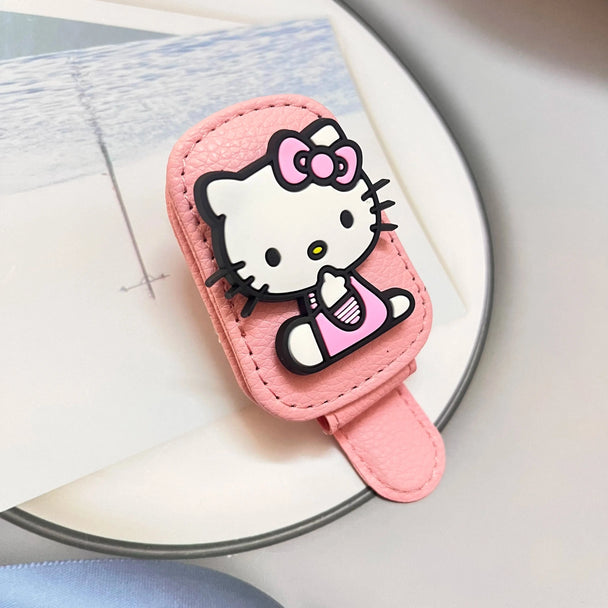 Car sun visor clip  pink pink