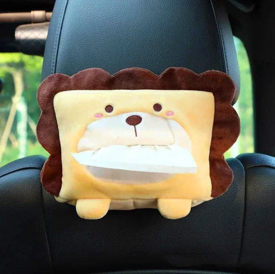 Car tissue paper box holder  L lion