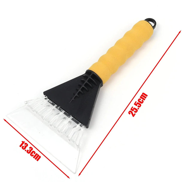car window scraper for ice Yellow