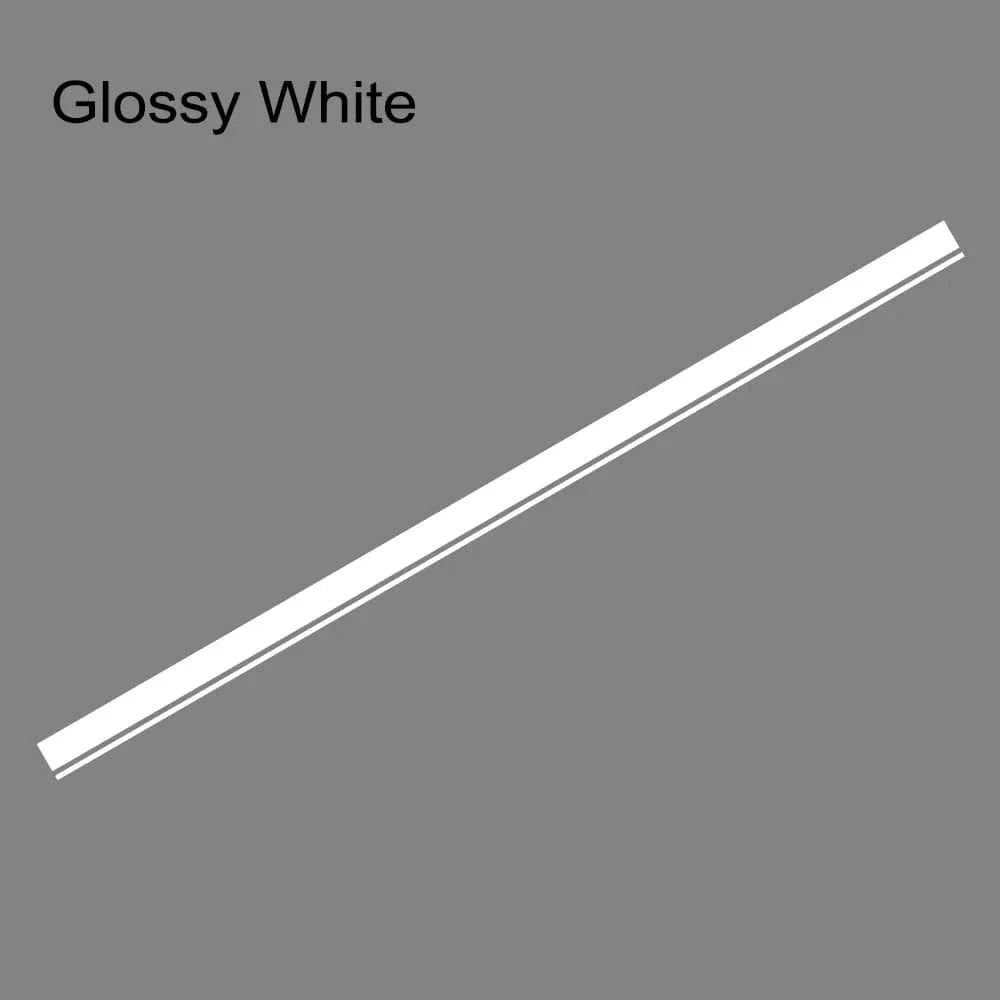 cars with racing stripe stickers  Glossy White / 400x16cm