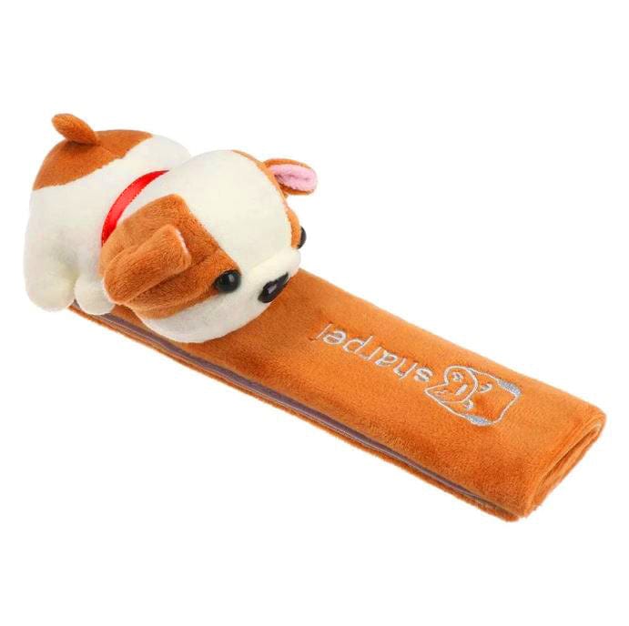 Cartoon seat belt cover  Brown Puppy