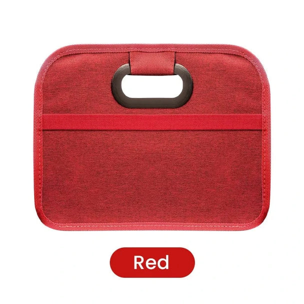 Collapsible car trunk organizer  Red
