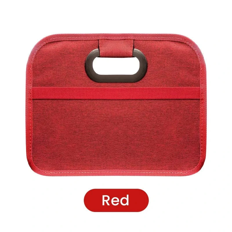 Collapsible car trunk organizer  Red