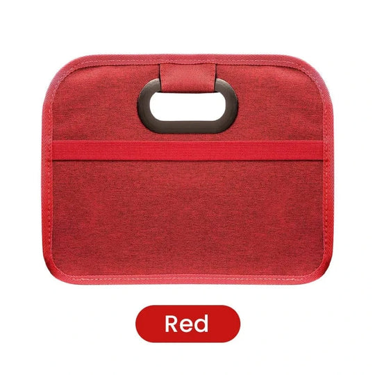 Collapsible car trunk organizer  Red