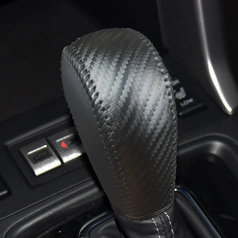 cover leather shift knob car gear lever  E