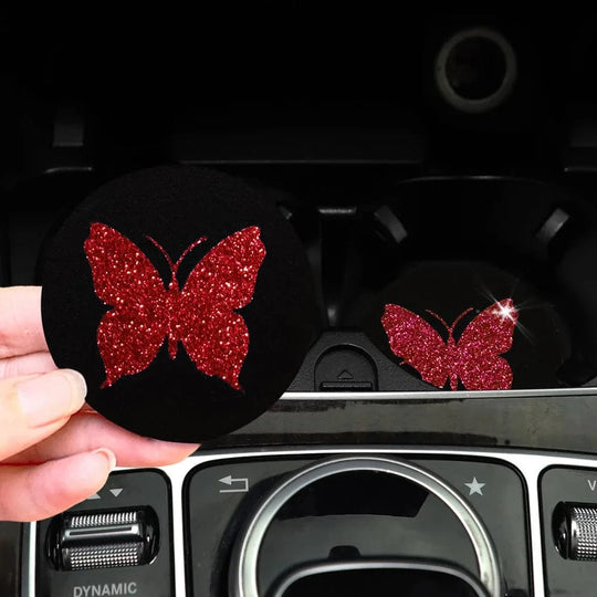 cup holder coasters for car Red / Other / Four Seasons