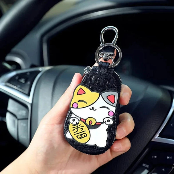 custom leather car key cover​ E