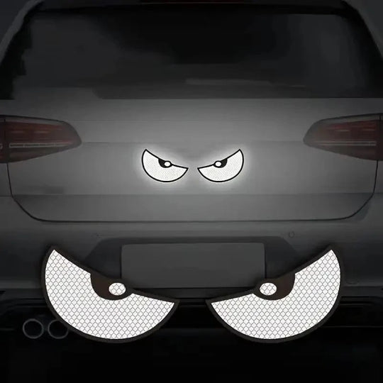 custom reflective stickers for cars WHITE